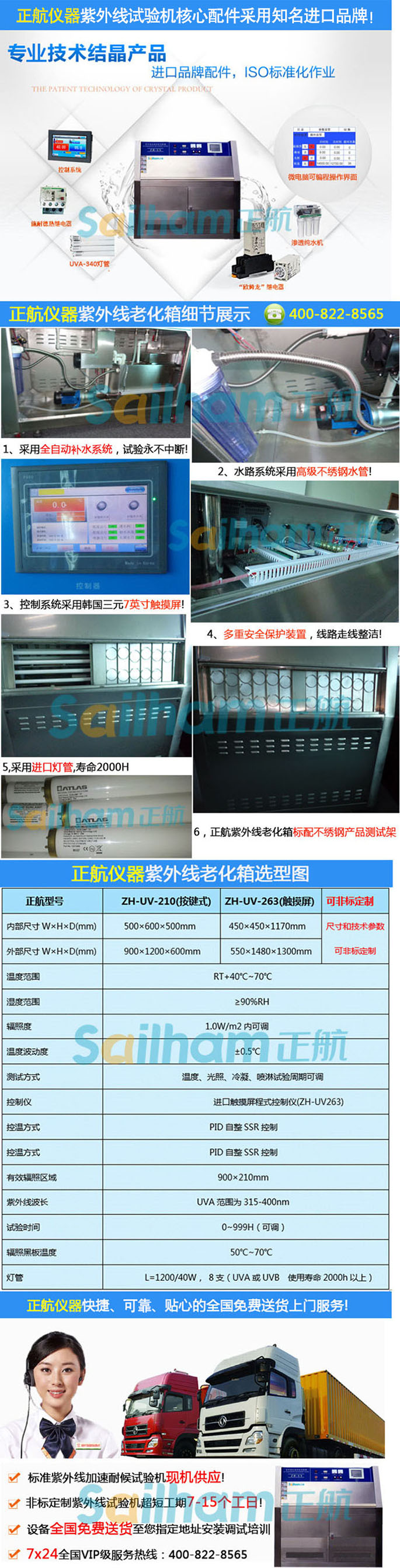 张家港UV紫外線(xiàn)加速老化试验箱,小(xiǎo)型紫外線(xiàn)老化试验箱